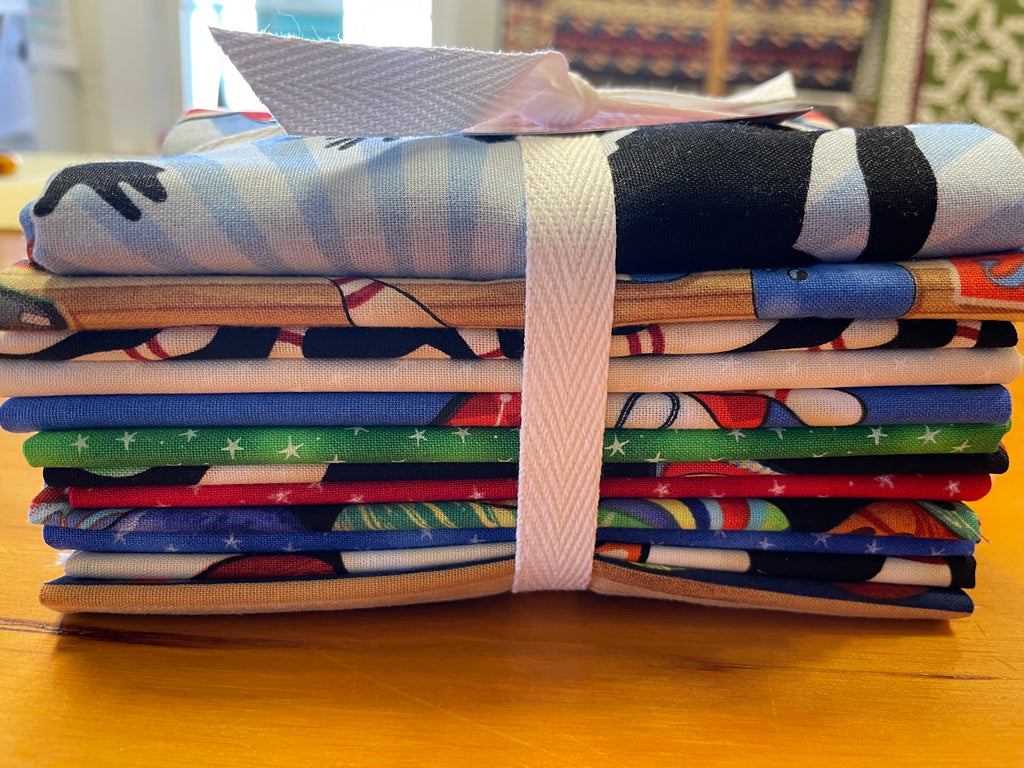 Rock N' Roll Fat Quarters/Panel