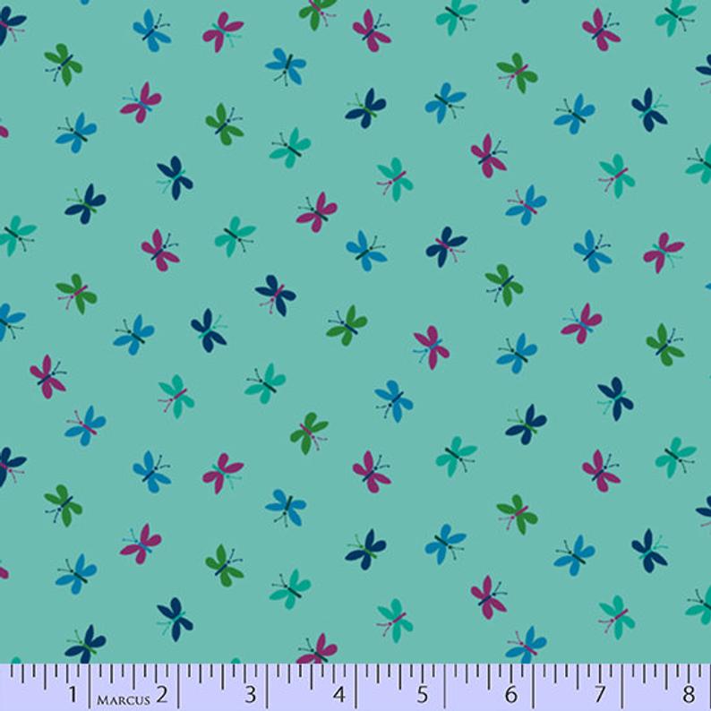 Butterflies Teal