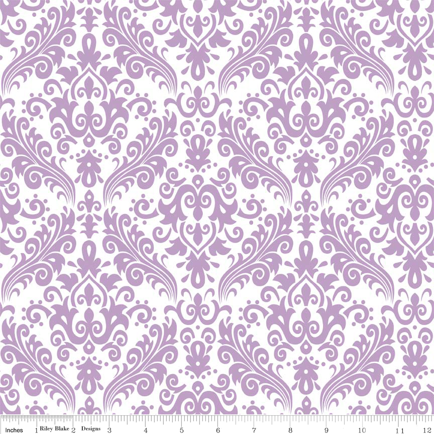 Damask- Purple