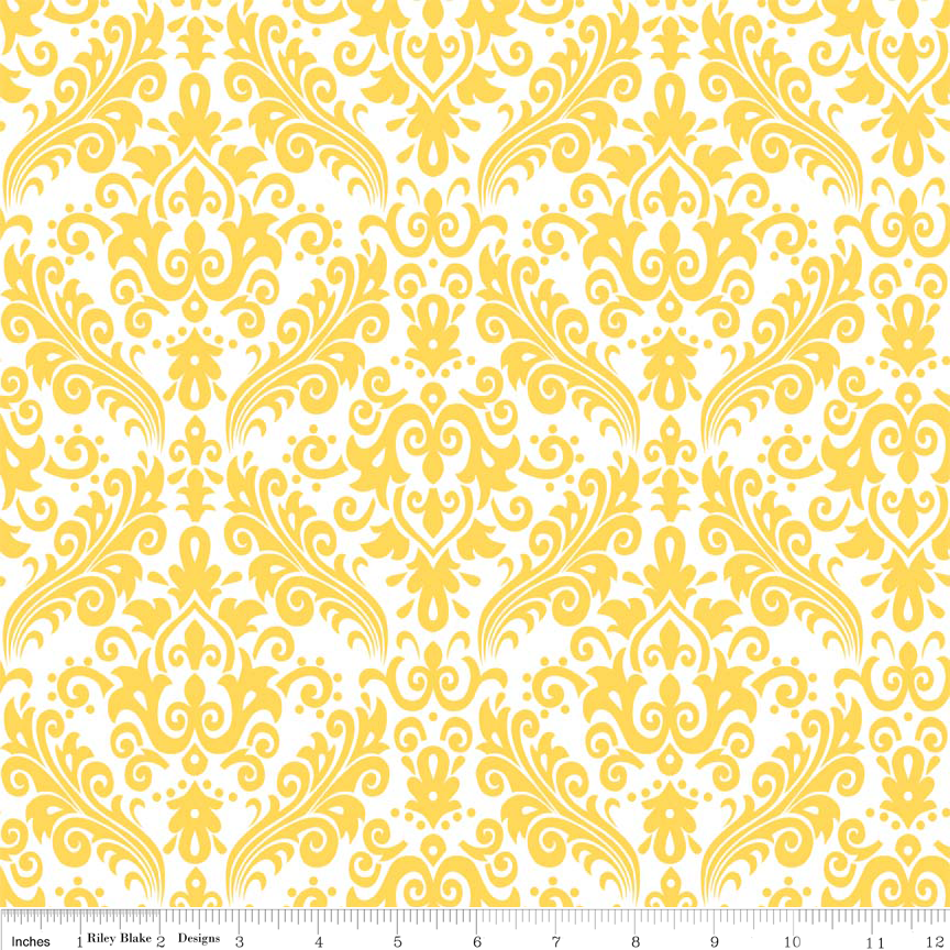 Damask- Yellow