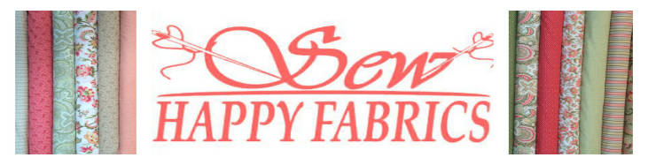 Sew Happy Fabrics logo