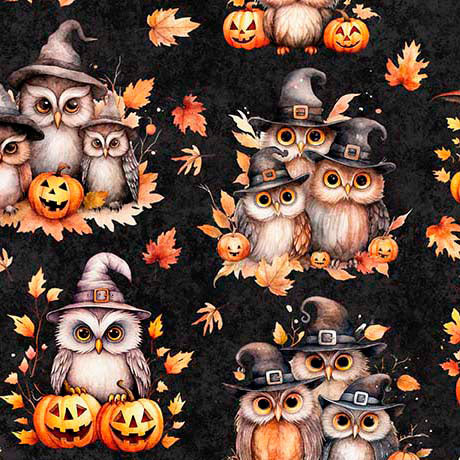 QT Cuties - Halloween Owls