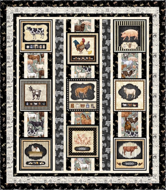 Country Farm Quilt Kit