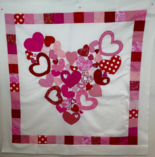 Valentine Heart Quilt Sew Happy Fabrics